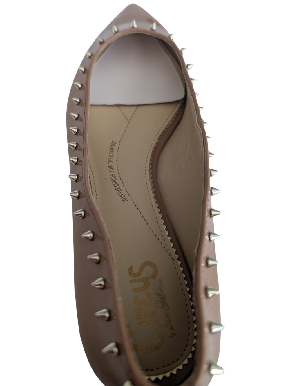 Circus by Sam Edelman Rivers Studded Pointed-Toe Flats Size 8 - Picture 8 of 11
